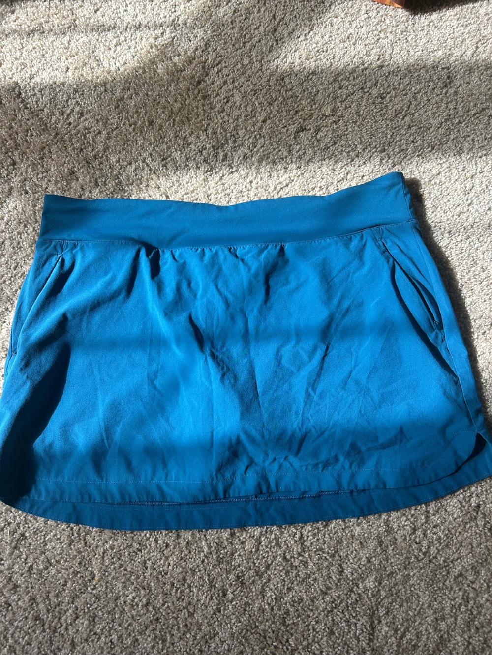 Eddie Bauer Teal Blue Athletic Pull on Skort XL